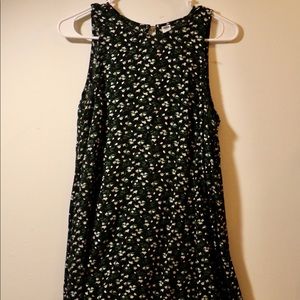 Black floral dress